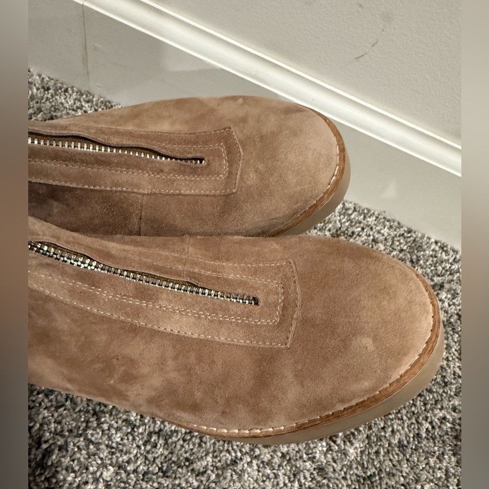 Silent D Nilly platform suede boots in taupe, size 6.5 - Picture 7 of 15